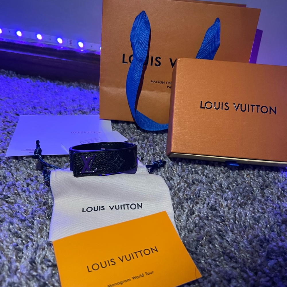 Louis Vuitton Black Monogram bracelet